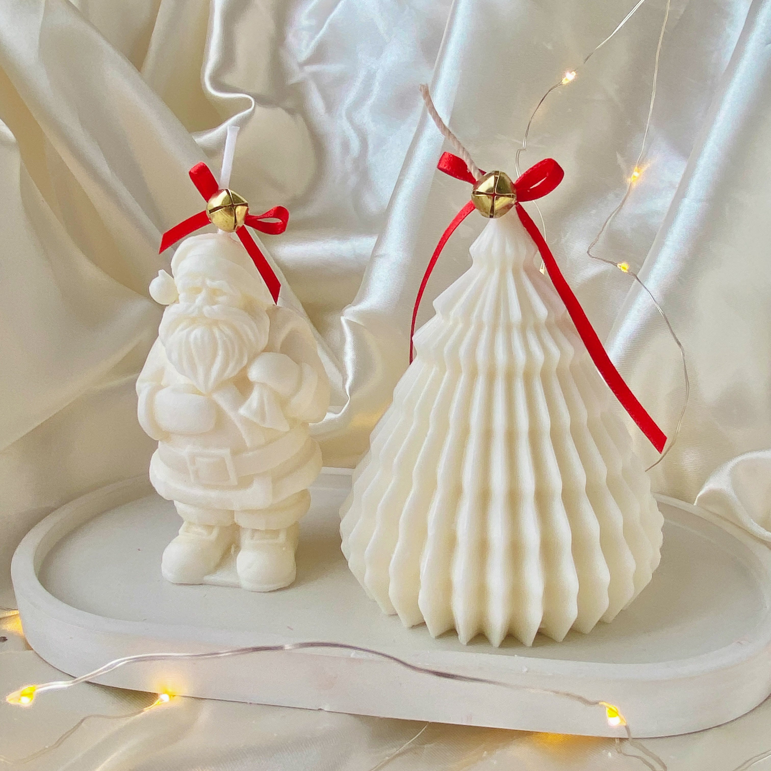 Set navidad plizada.