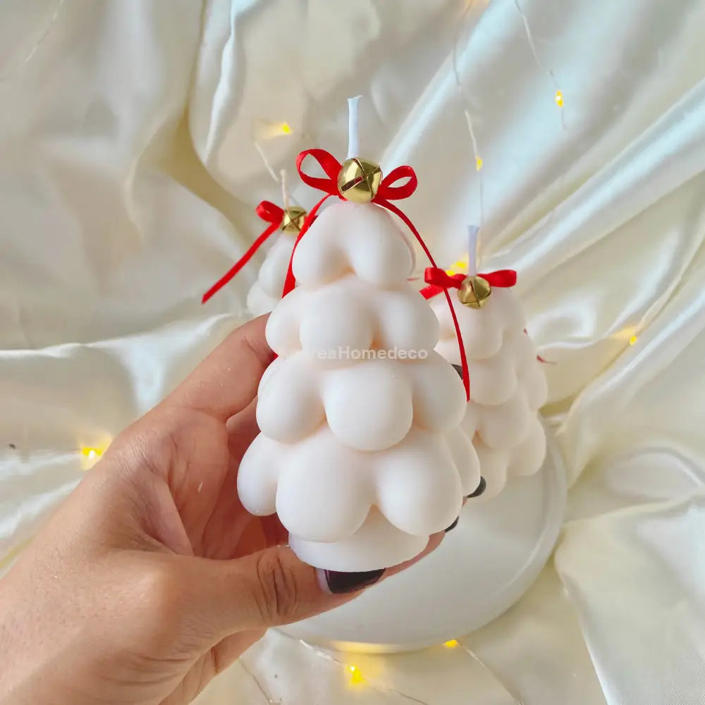 Arbol copos de nieve